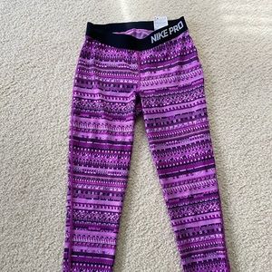 Girl Nike Pro pants